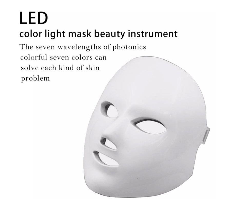The AuraGlow LED Therapy Face Mask