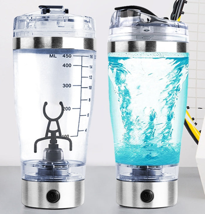 Rechargeable Electric Shaker Cup – Milk, Coffee & Protein Blender
