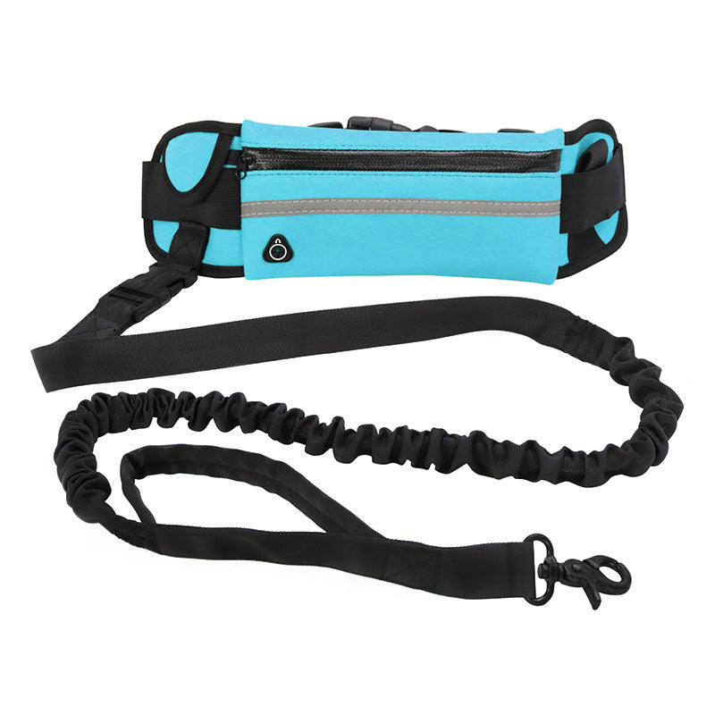 Hands-Free Dog Walking Leash for Large Dogs – Bungee Shock Absorber with Training Waist Belt