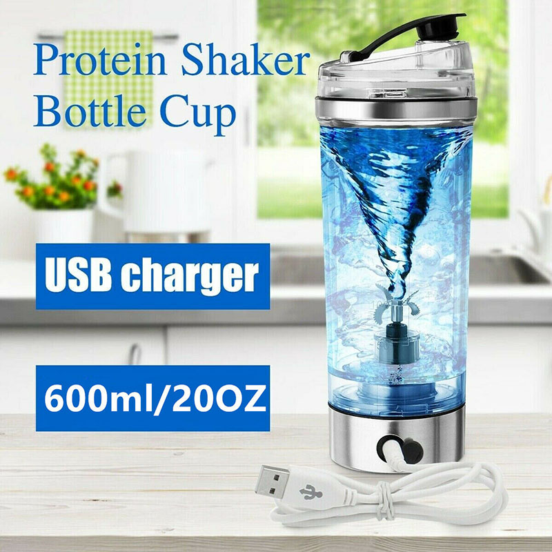 Rechargeable Electric Shaker Cup – Milk, Coffee & Protein Blender