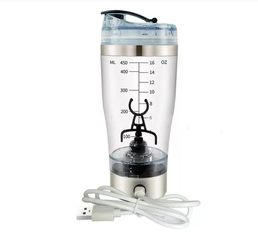 Rechargeable Electric Shaker Cup – Milk, Coffee & Protein Blender